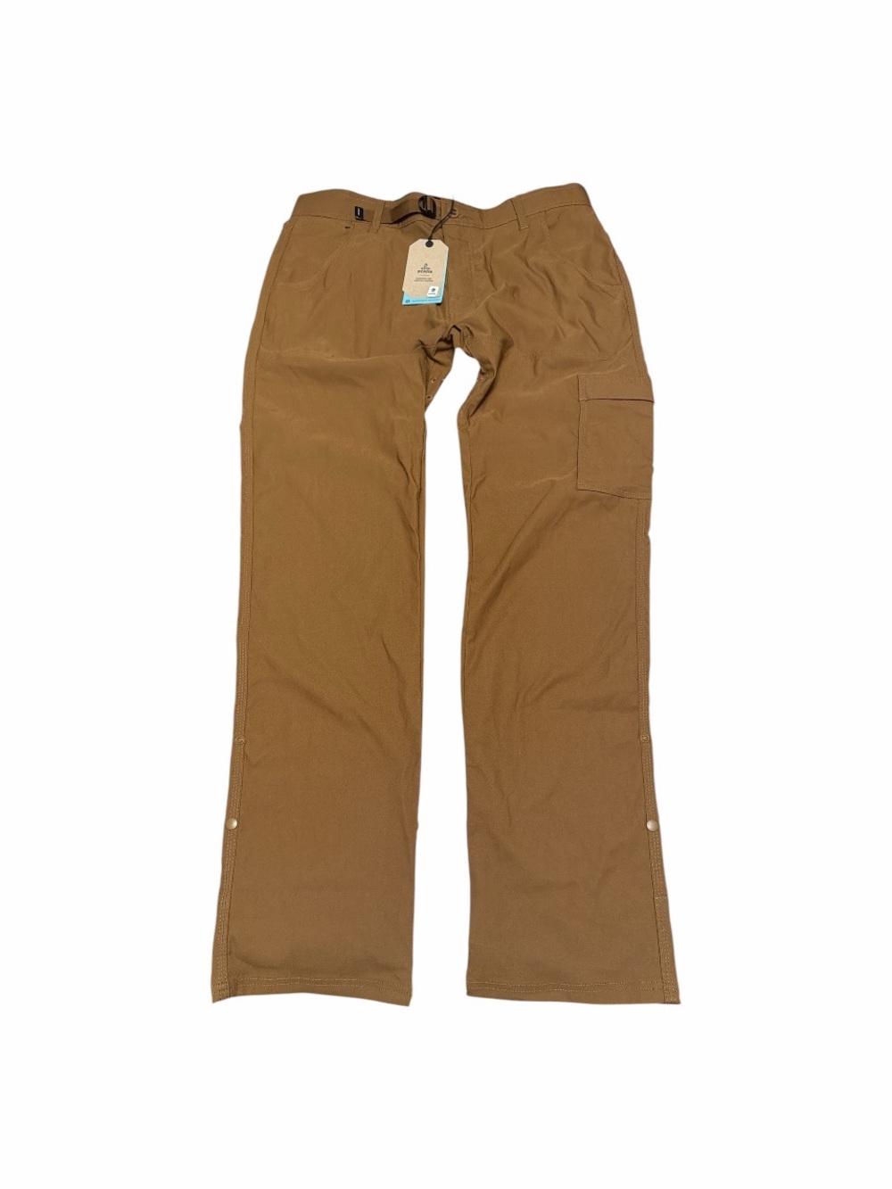 NWT Prana Stretch Zion Slim Pant II Mens 36x34 Sepia Hiking Trail Pants